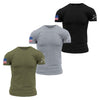 Grunt Style USA Flag Basic T-Shirts - USA Pack - 3 Pack T-Shirt