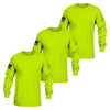 Grunt Style Basic Long Sleeve 3 Pack - Safety Green ls tees