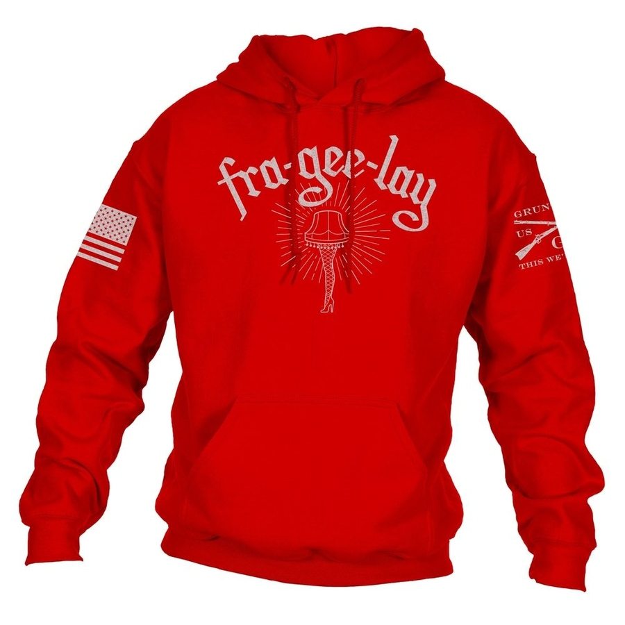 Grunt Style Fra-gee-lay Hoodie - Red hoodies