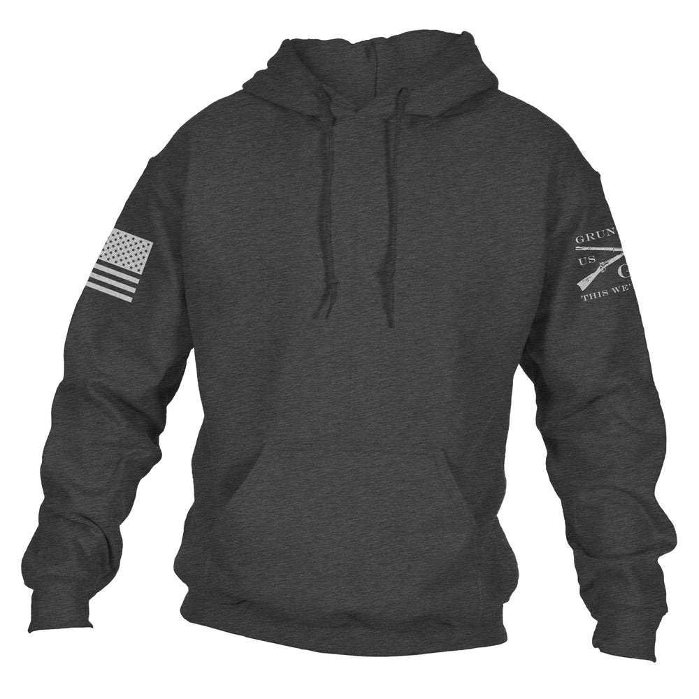 Grunt Style Basic Hoodie - Dark Heather Gray hoodies