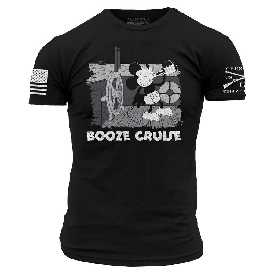 Grunt Style Booze Cruise T-Shirt - Black T-Shirt