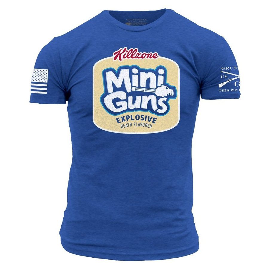 Grunt Style Mini Guns T-Shirt - Royal T-Shirt