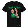 Grunt Style Women's Tough & Tipsy Boyfriend Fit T-Shirt - Black T-Shirt