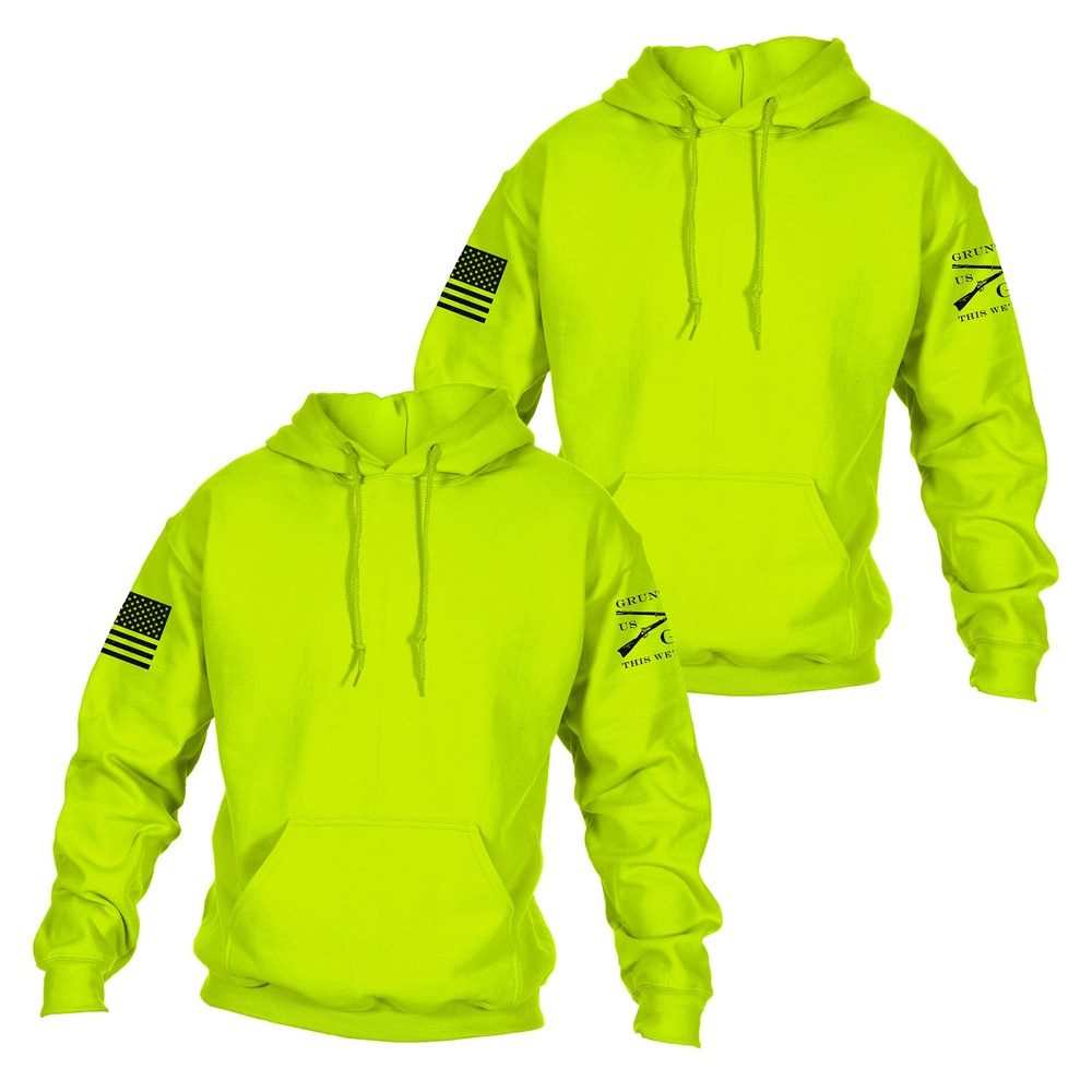 Grunt Style Basic Hoodie 2 Pack - Safety Green hoodies