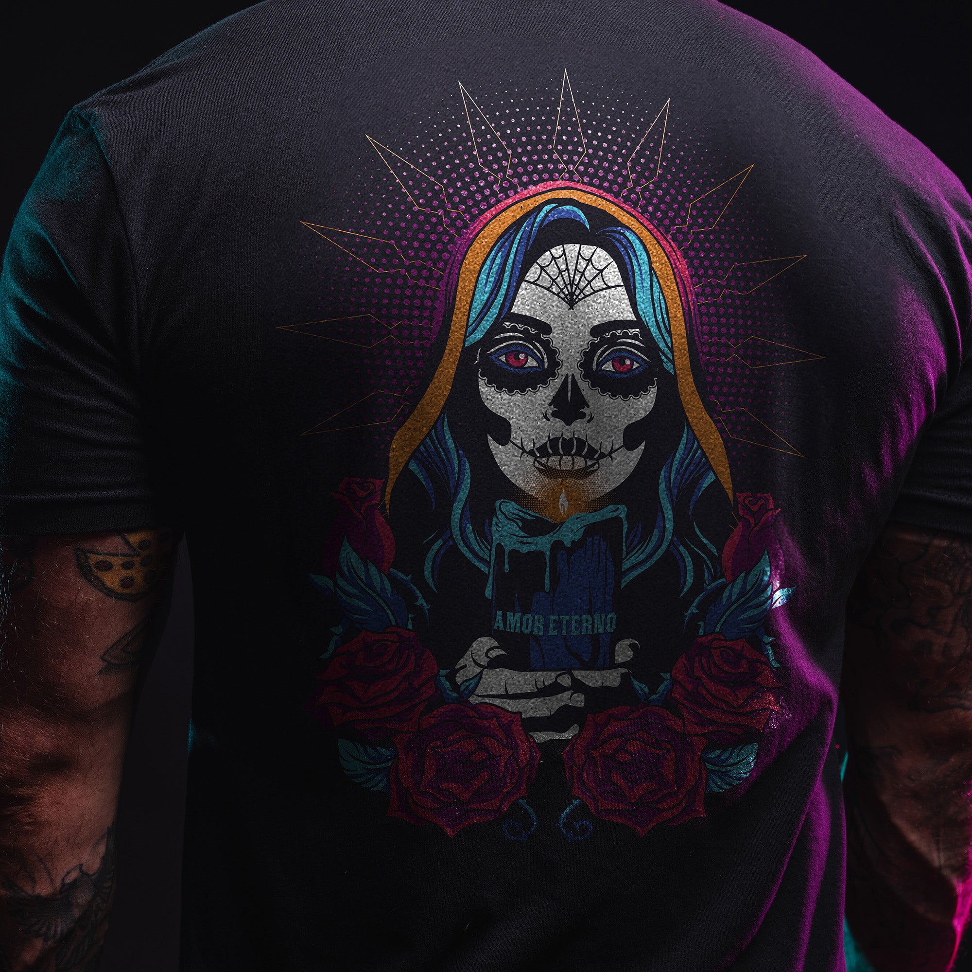 Eternal Love T-Shirt - Black, Day of The Dead Shirts for military| Grunt Style