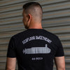 Seafloor Sweetheart T-Shirt - Black, patriotic tee for guys| Grunt Style