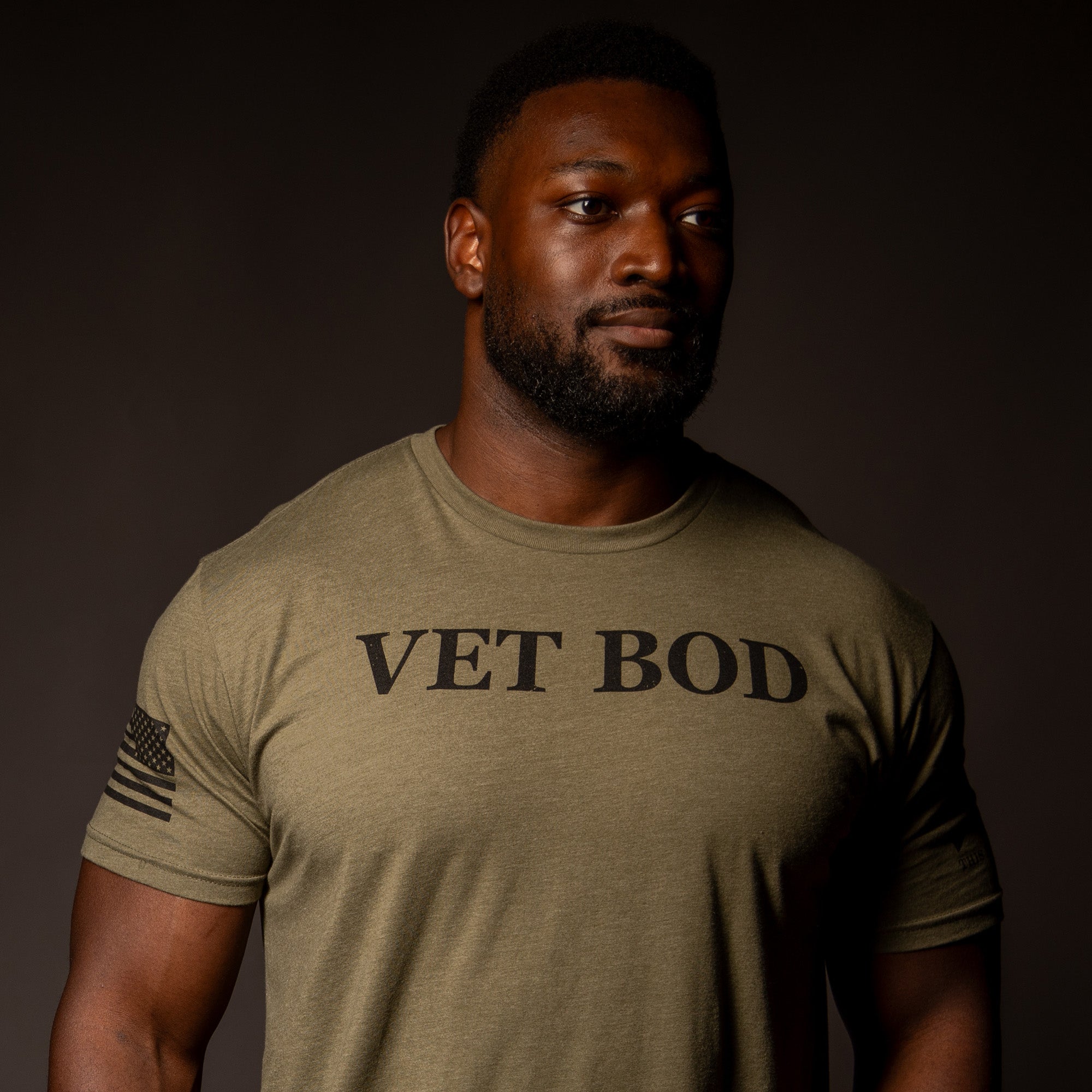 Vet Bod T-Shirt - Military Green Veteran Tee | Grunt Style 