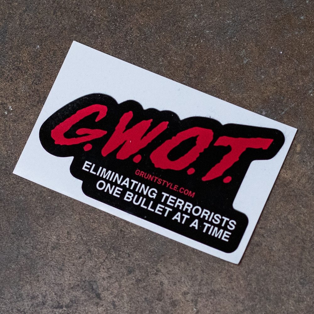 G.W.O.T. Sticker