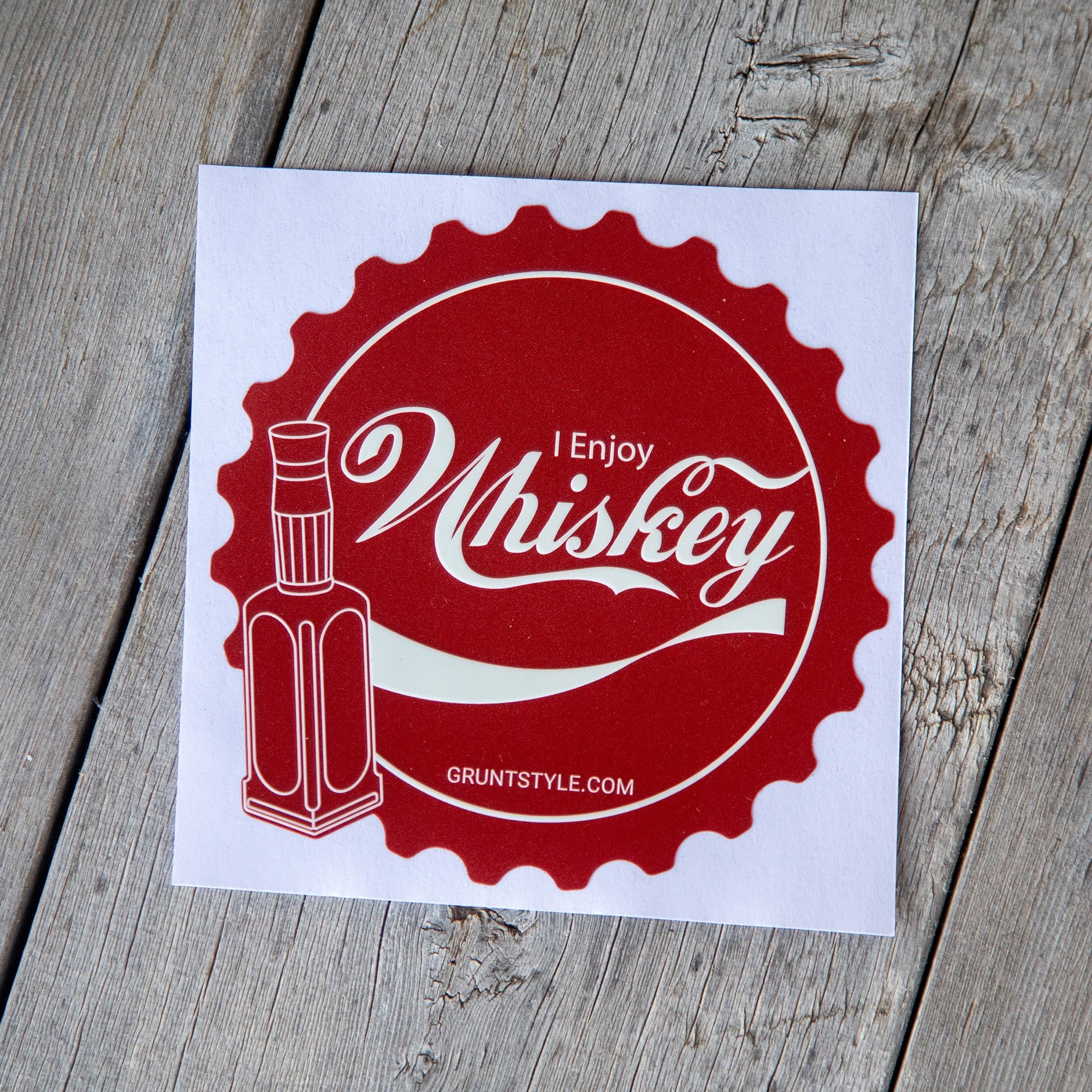 I Enjoy Whiskey Sticker