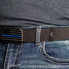 Groove Life™ Hero Belt Black - Blue Line