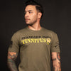 Tinnitus T-Shirt - Military Green "Funny Tee For Military" | Grunt Style