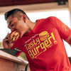 Tasty Burger T-Shirt - Red