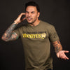 Tinnitus T-Shirt - Military Green "Funny Graphic Tee For Veterans" | Grunt Style