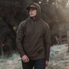 Waffle Top Hoodie - Green Jacket 