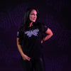 Women's Gun Shirts - 2A Butterfly - Lavender 