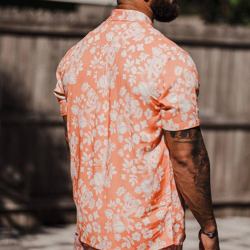 Men's Getaway Button Down - Tropical Death