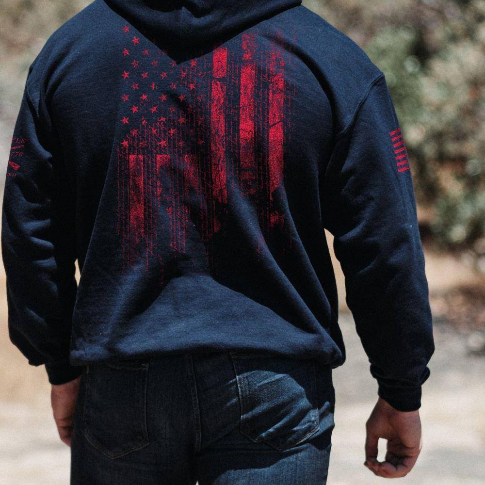 USA Flag Hoodies 