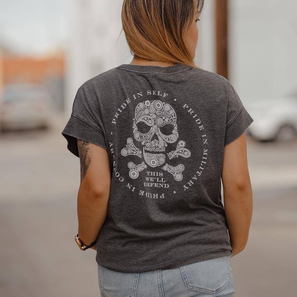 Women's Death Paisley Vintage Fit T-Shirt - Washed Black – Grunt Style, LLC