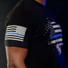 Police Support Shirts with Blue Line 