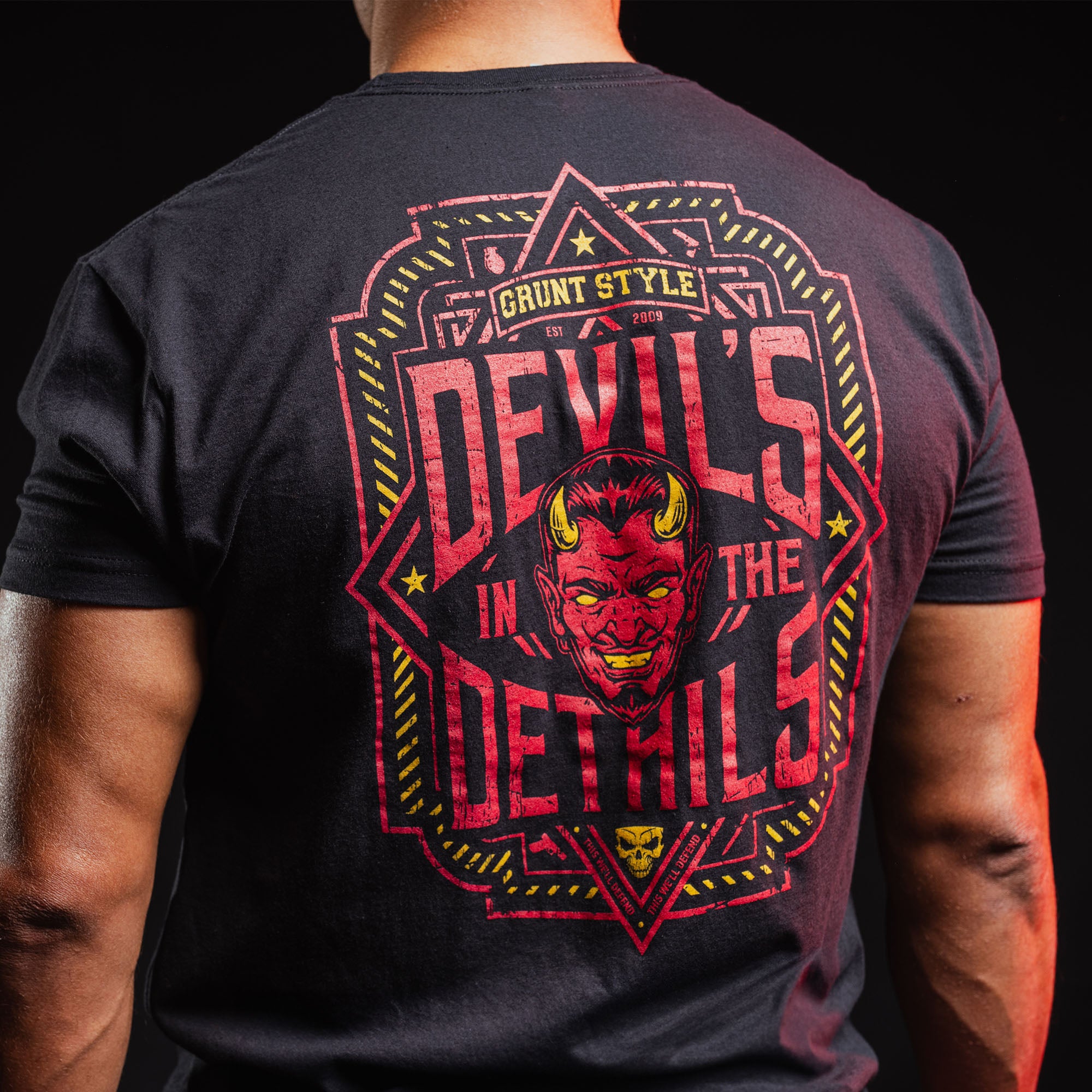 Devils In The Details T-Shirt - Black, devil shirts for men | Grunt Style