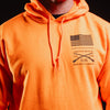 Devils In The Details Hoodie - Safety Orange, Devil Hoodies for Men | Grunt Style