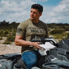 Prepare To Mount T-Shirt - Military Green "Military Tee for Guys" | Grunt Style