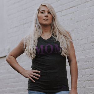 Women's Mom Defined Everyday Tank - Dark Heather Gray