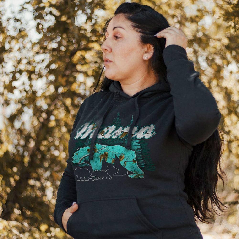 Mama bear hooded sweatshirt hot sale