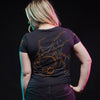 Women's Arachnoblast V-Neck womens halloween t-shirt | Grunt Style