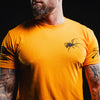 Arachnoblast T-Shirt - Orange halloween shirts for guys | Grunt Style 
