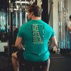 Never Quit T-Shirt - Heather Aqua