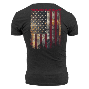 Red Blood Blue Collar™ T-shirt – Grunt Style, Llc