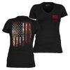 Patriotic Clothing for Women - Red Blood Blue Collar 