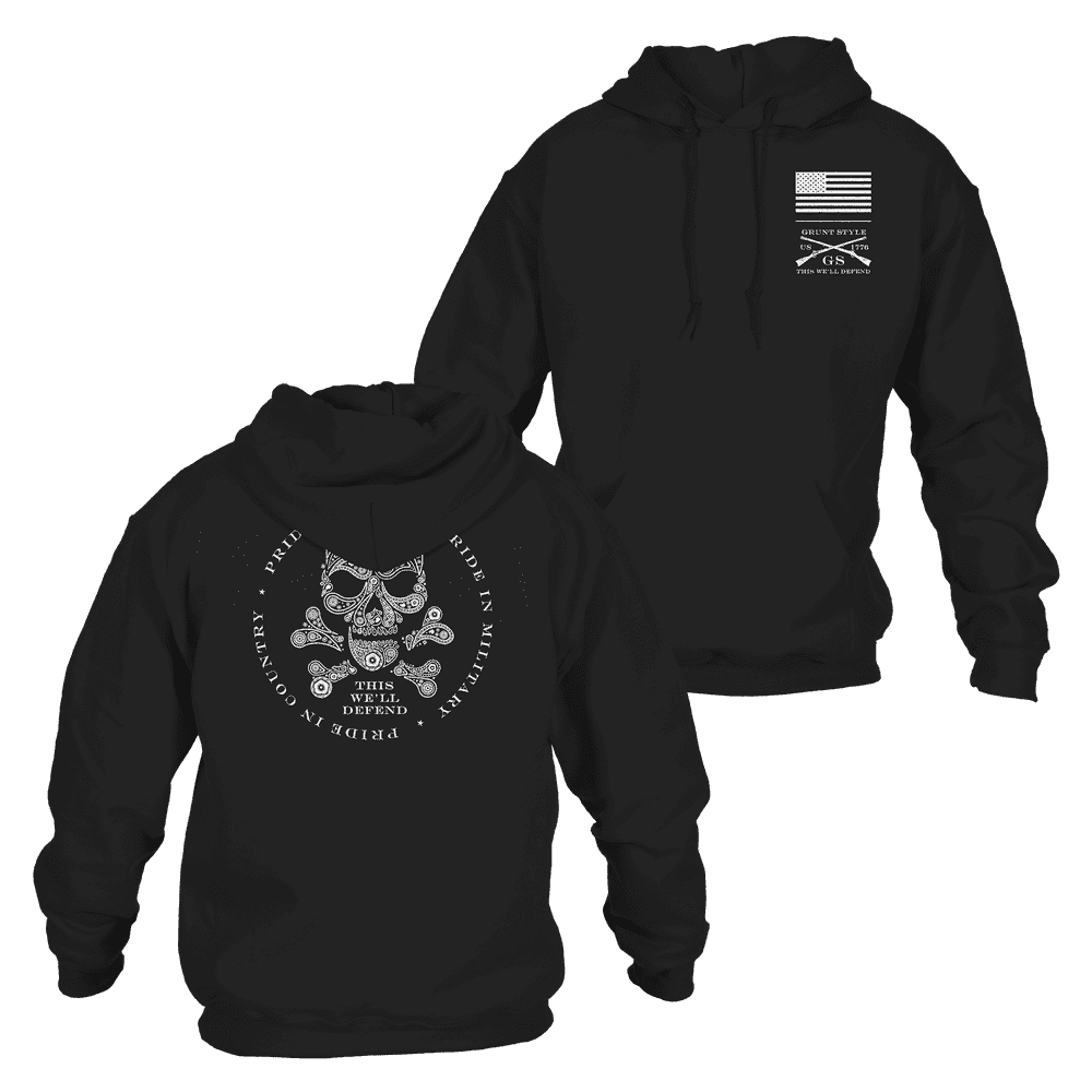 Patriotic Hoodie - Death Paisley 