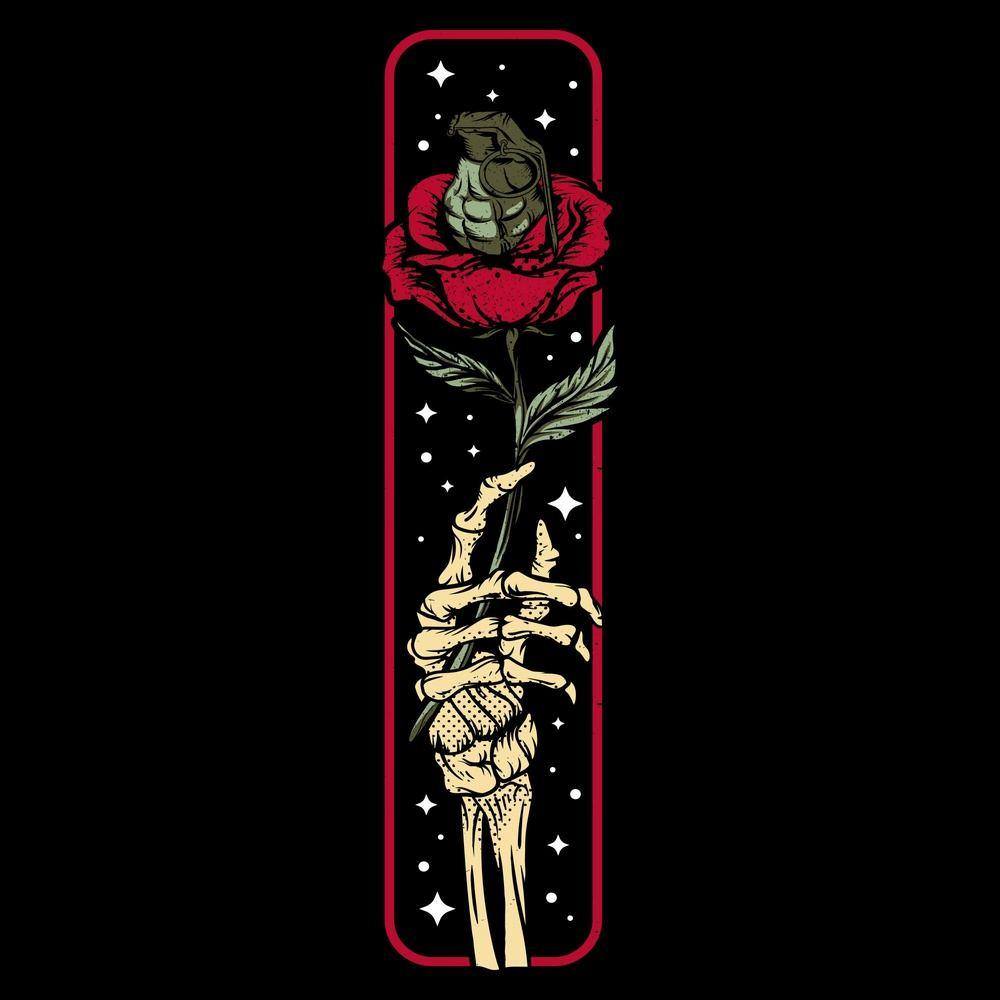 Patriotic Clothing - Death Rose Graphic 