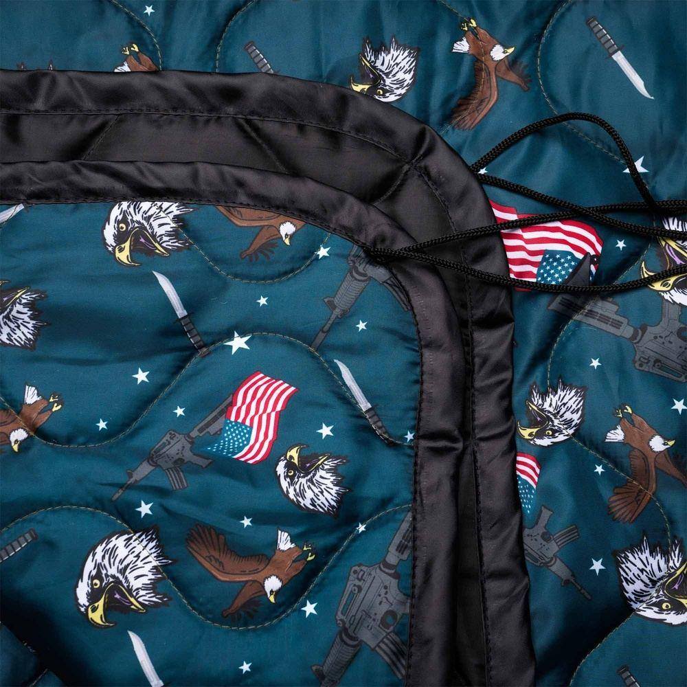 Patriotic Woobie Blanket - Tac Eagle 