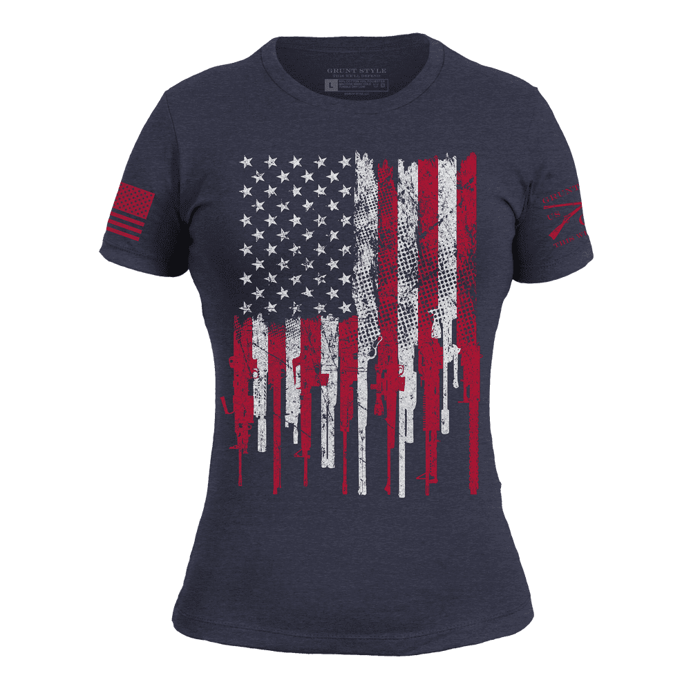 2A Stars and Stripes Shirt - Gun Shirts for Women – Grunt Style, LLC