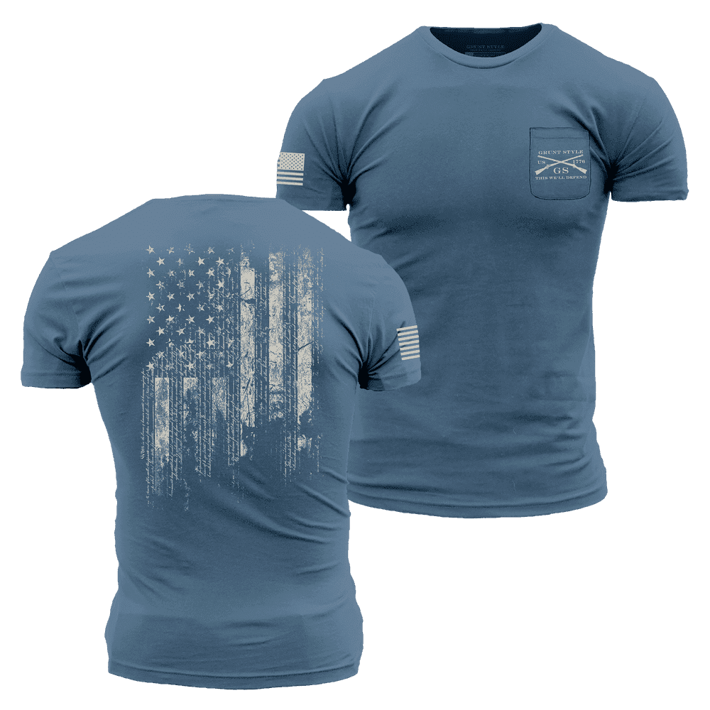 Patriotic Shirts for Men  1776 Flag Shirt – Grunt Style, LLC