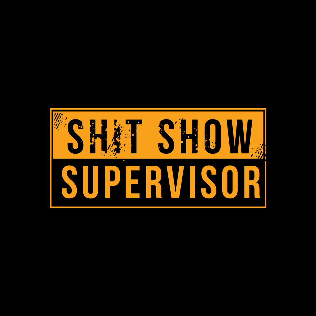 Sh*t Show Supervisor Tank - Black