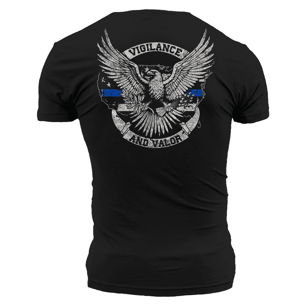 Police Support Shirts - Vigilance and Valor 