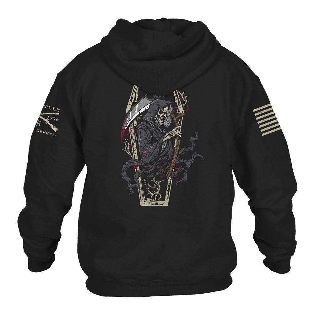 Grim Reaper Patriotic Hoodie Grunt Style LLC