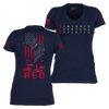 Women's RED Friday V-Neck - Midnight Navy