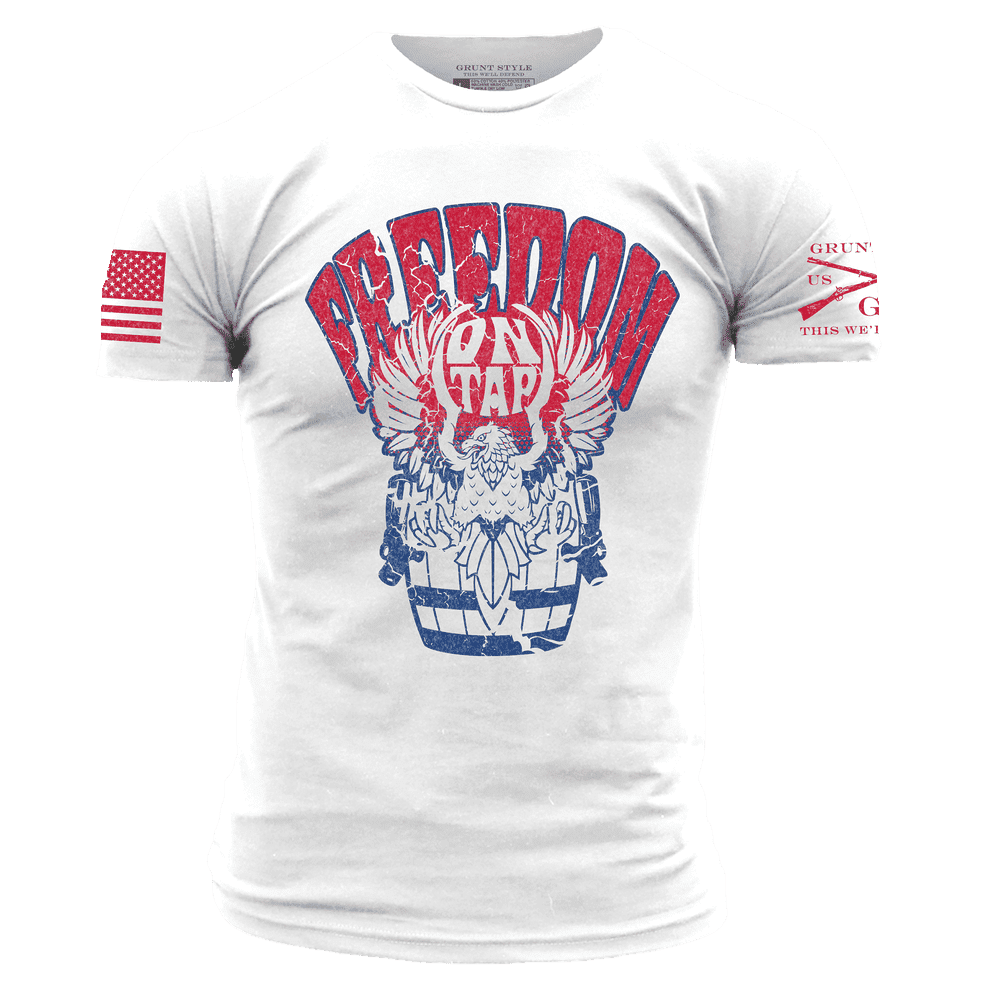 Freedom On Tap - Patriotic T-Shirt – Grunt Style, LLC