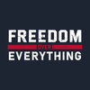 Women's Freedom Over Everything V-Neck - Midnight Navy