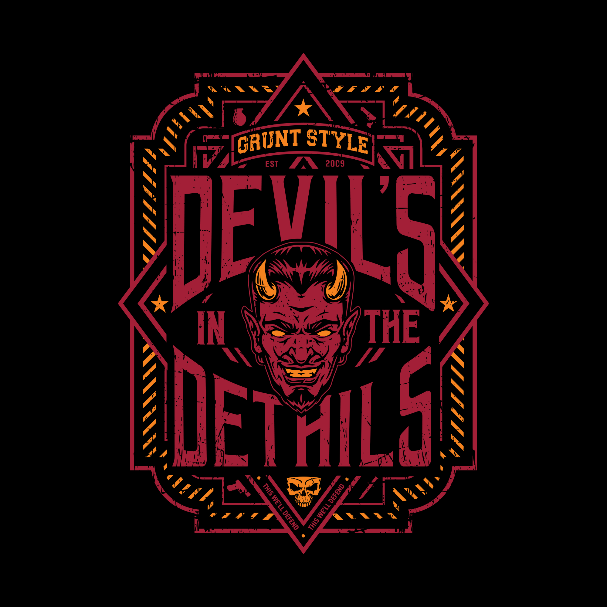 Devils In The Details T-Shirt - Black