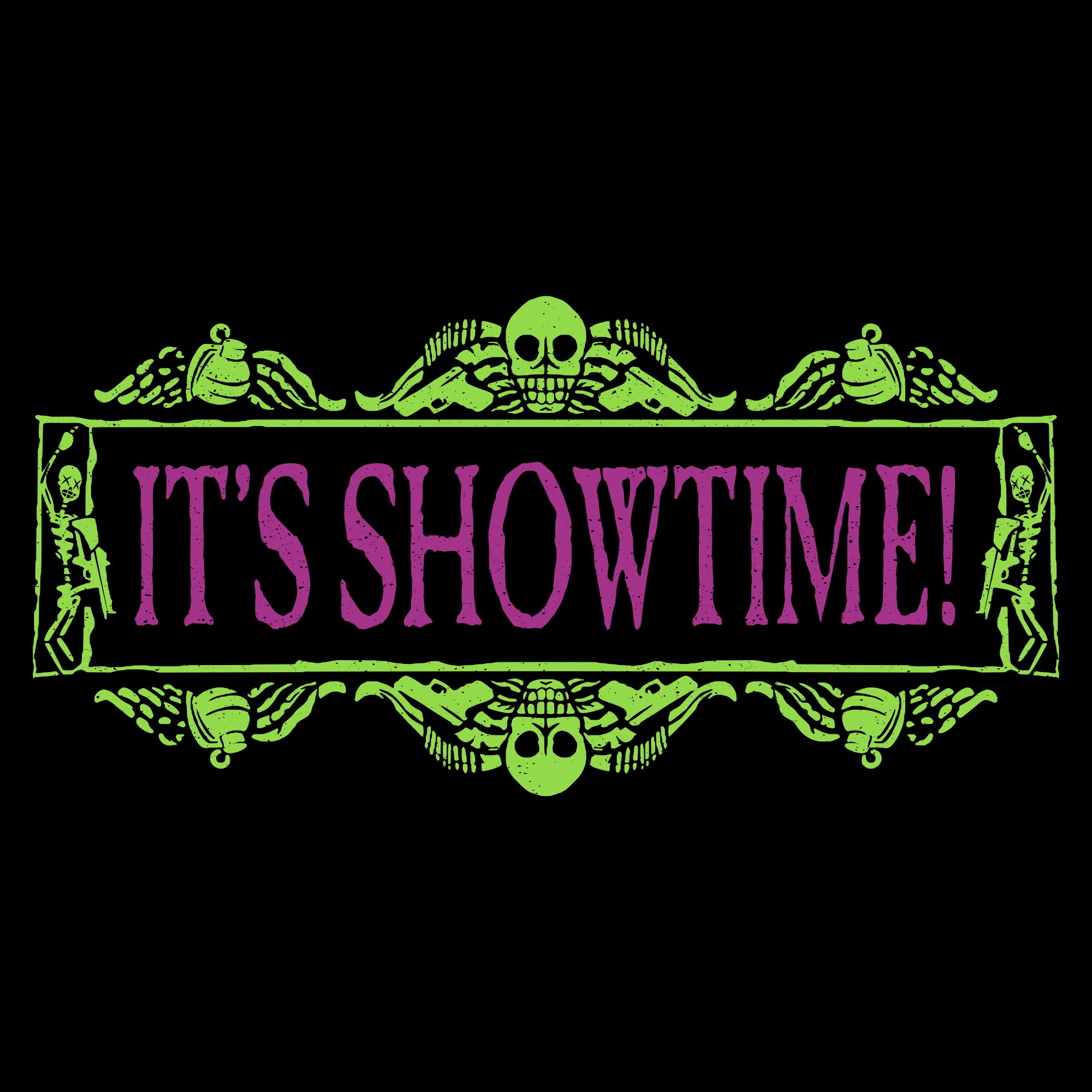 It's Showtime T-Shirt - Black