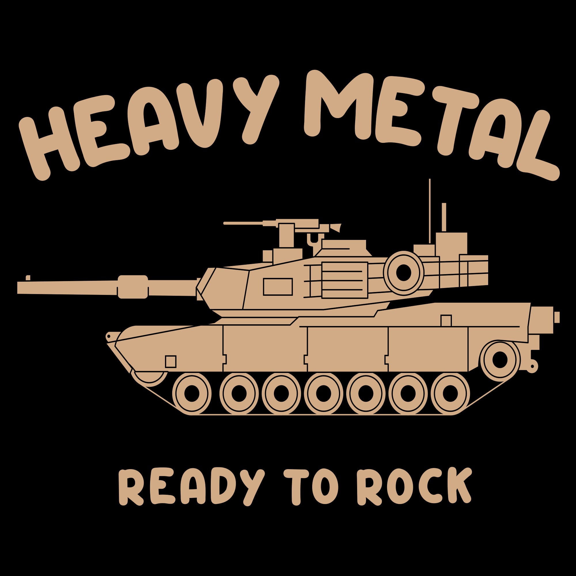 Heavy Metal T-Shirt - Black