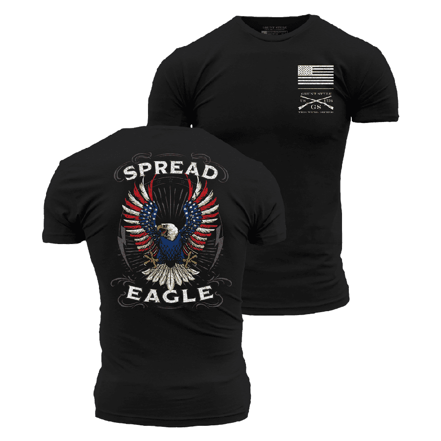 Spread Eagle T-Shirt - Black – Grunt Style, LLC