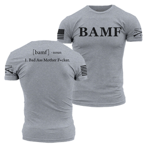 BAMF T-Shirt - Dark Heather Gray