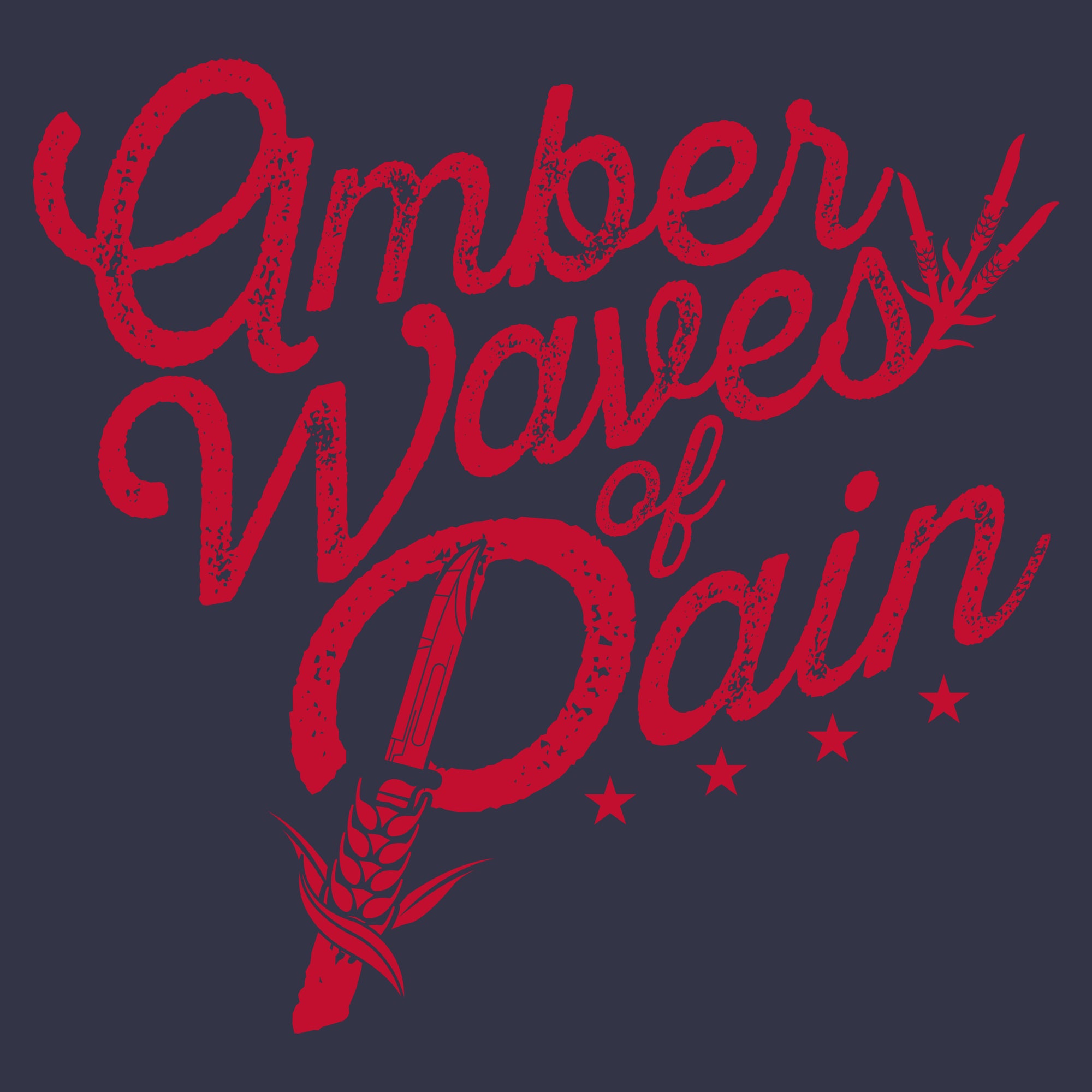 Amber Waves T-Shirt - Midnight Navy